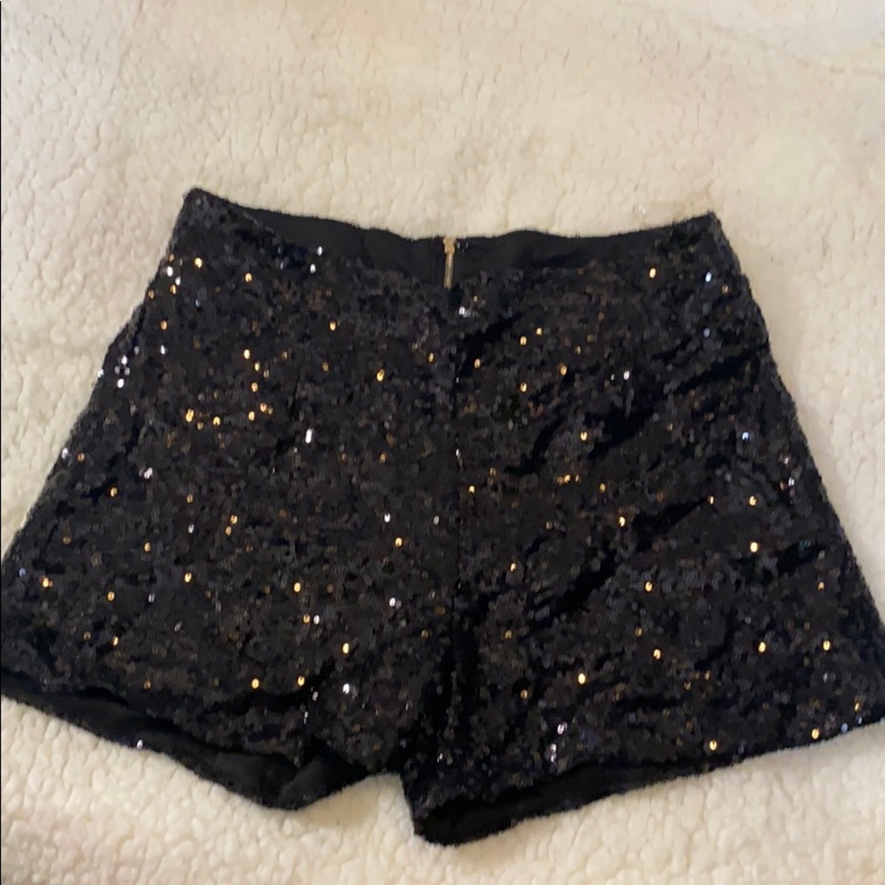 Sparkly Black Shorts!